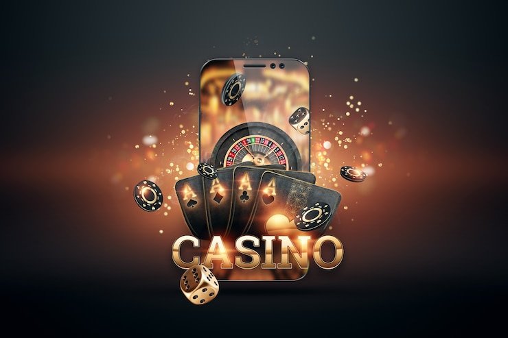 Slot game interface on keju4d login showing reels, bet controls, and spin button